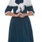 Martha Washington Child Costume Medium Historical Dress Shawl Cap